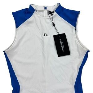 NWT J. Lindeberg Kendall Golf Dress Women's Small White Sleeveless Athleisure